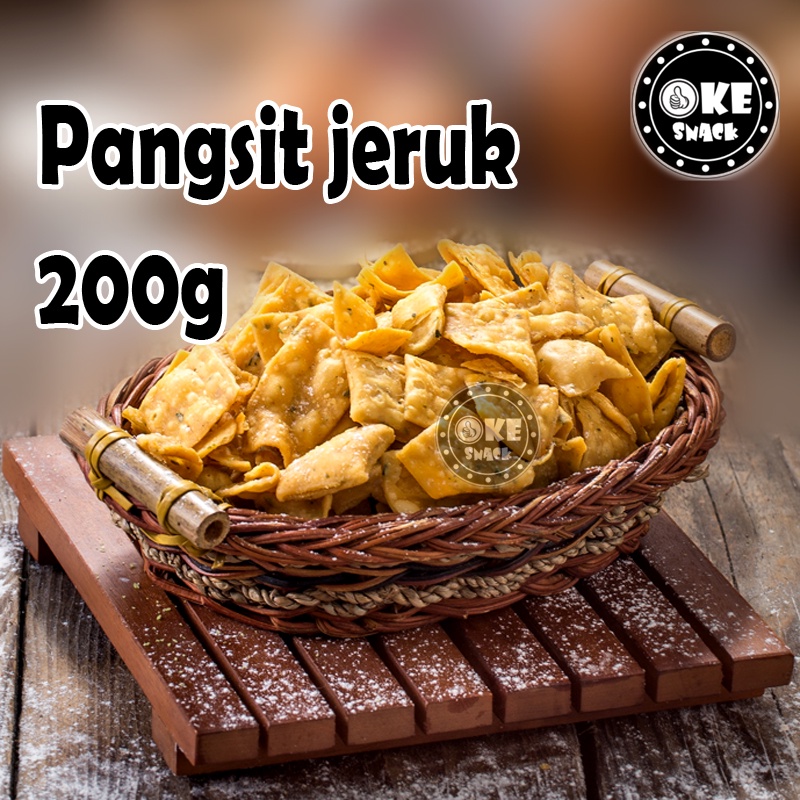 Keripik Pangsit Jeruk 200gr