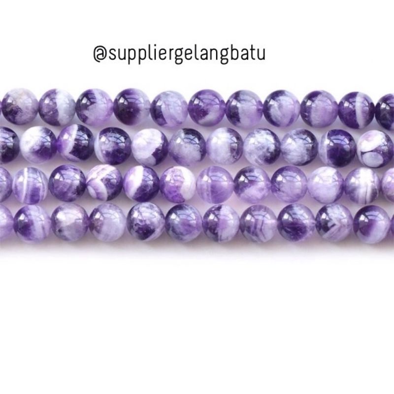 Premium Kecubung Susu Kalimantan Martapura Amethyst Batu Alam