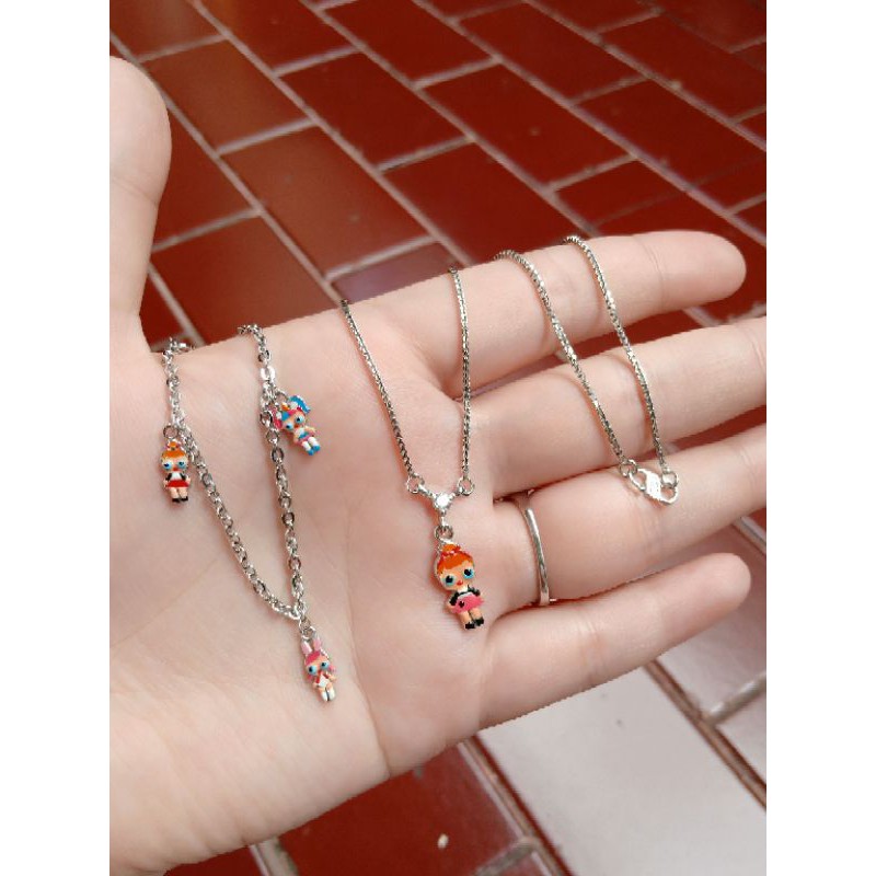 kalung koye anak LoL full cat keramik warna premium S925