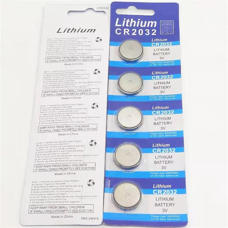 BATERAI KANCING CR2032 MICRO LITHIUM CEL UNTUK KALKULATOR REMOT MOBIL - 1 Renceng Isi 5