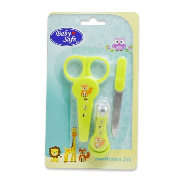 BABYSAFE Manicure Set - Gunting Kuku Bayi - Baby Nail Clipper - baby safe