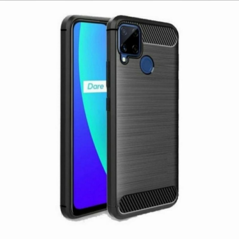 Realme C11 C12 C15 C17 soft case silikon carbon