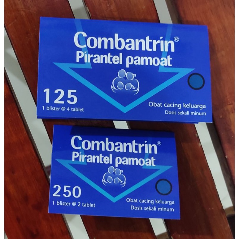 Combantrin Tablet 125 dan 250 Mg / Obat Cacing / Anak / Dewasa