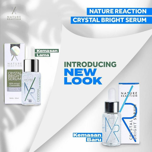 SERUM Nature Reaction Crystal Bright Serum - Serum NR Glow Halal BPOM - NATURE REACTION - NATURE REACTION CRYSTAL BRIGHT SERUM