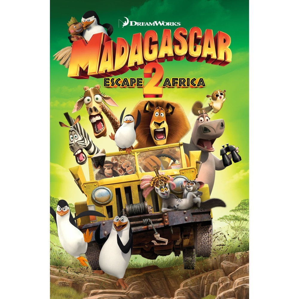 Kaset Animasi DVD: Madagascar - Escape 2 Africa (2008)