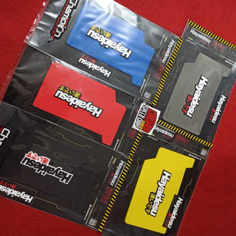 Mudflap Mud Flap Hayaidesu Karet Penahan Lumpur Honda Beat FI Street  Vario 110 LED FI Old