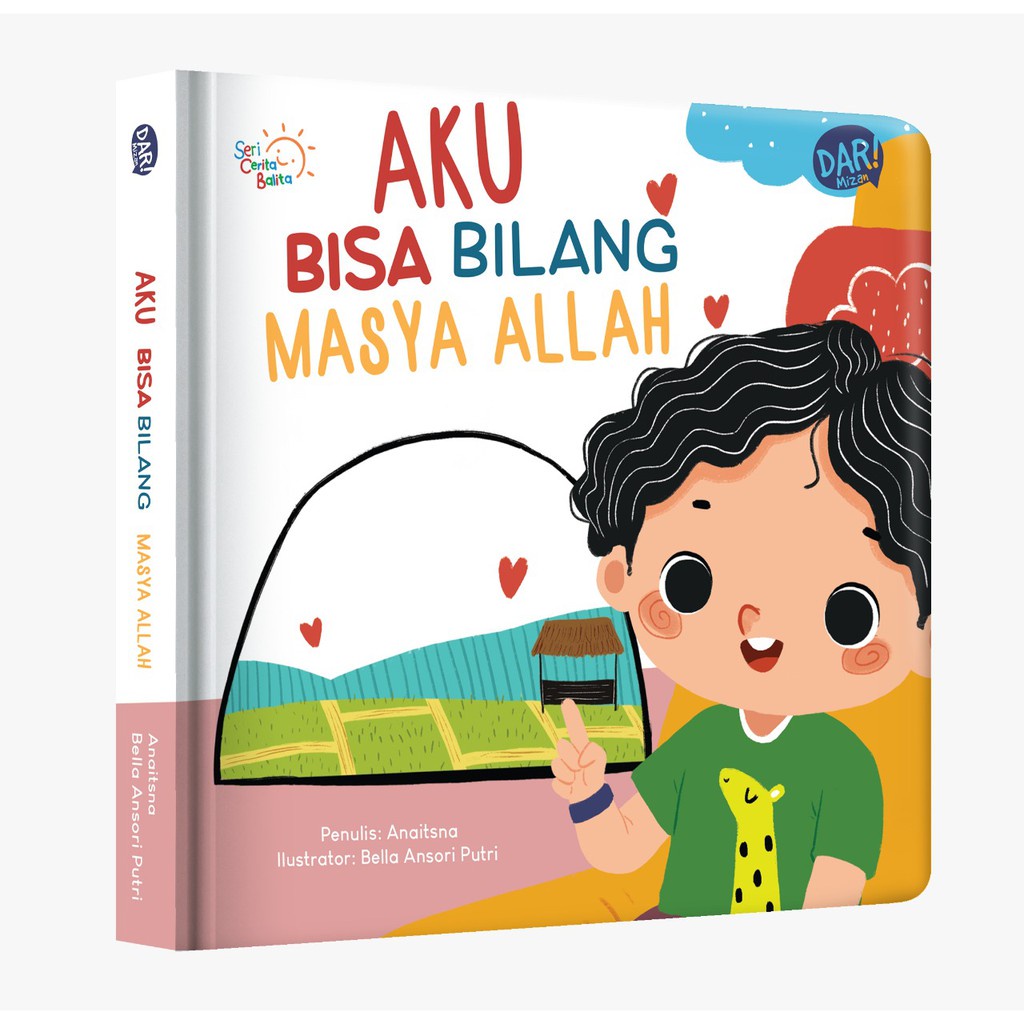 BOARDBOOK Seri Cerita Balita: Aku Bisa Bilang Terimakasih/Permisi/Subhanallah/Alhamdulihah/Masyaallah/Astaghfirullah/Bismillah-bilang masyaallah