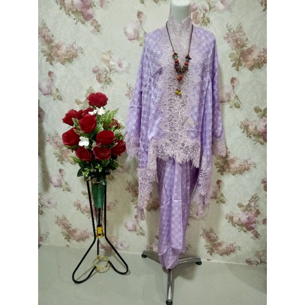 set Nagita outer Lace polos+rok lilit tali