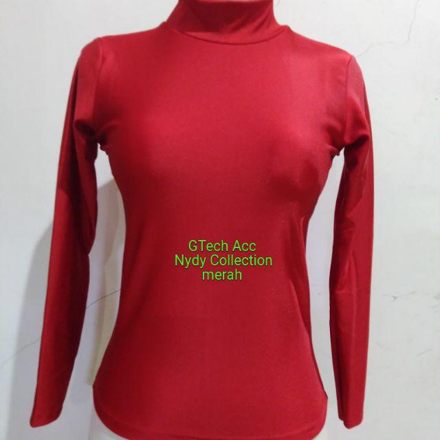 Manset Kebaya Manset Muslim Manset Glitter Manset Lycra Manset Resleting Eceran Dan Grosir-Merah