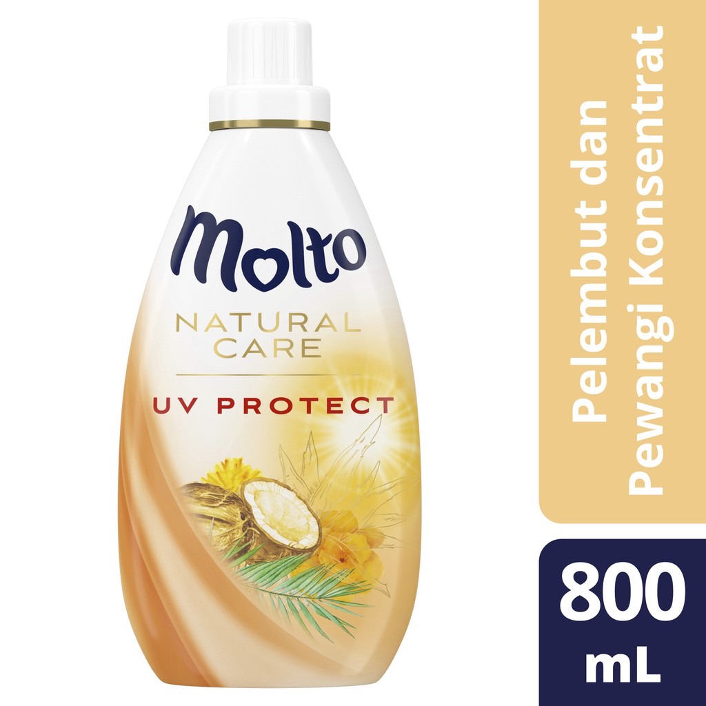Molto Pelembut Dan Pewangi Pakaian Uv Protect Botol 800Ml