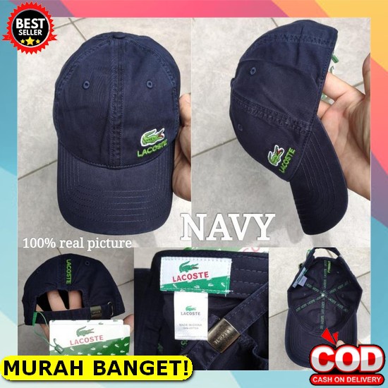 Topi Pria Distro Topi Baseball Logo X Original Topi Polos Dewasa Keren Murah Topi Lacoste Golf Baseb