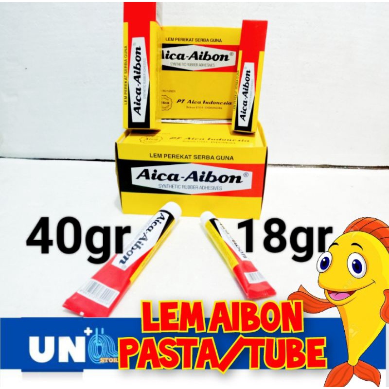 LEM AICA AIBON ORIGINAL 18gr dan 40gr TUBE/100% ORIGINAL