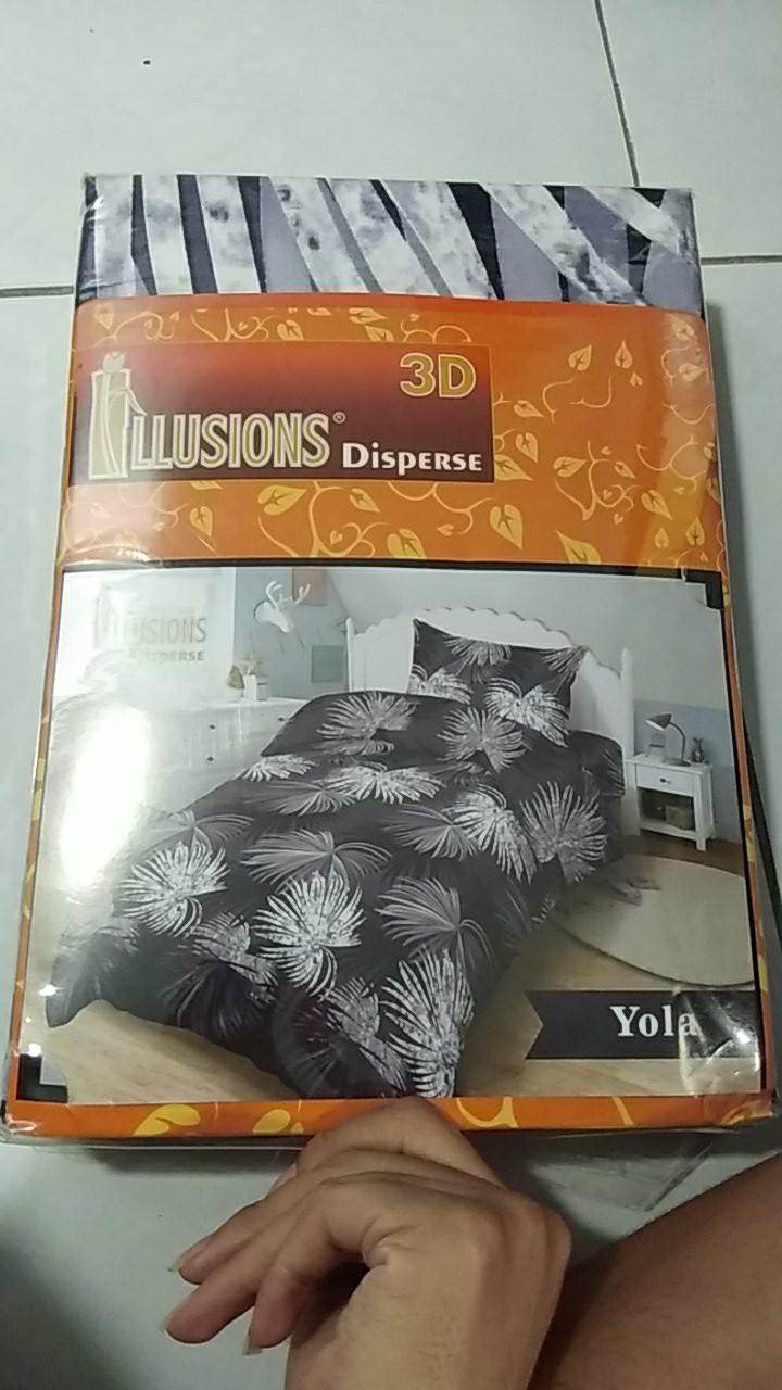 Sprei Illusion Single 120cm X 200cm