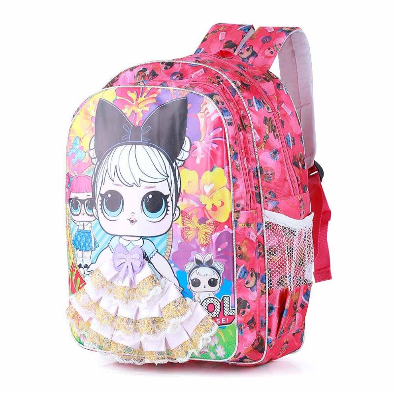 Tas Backpack Anak Perempuan Terbaru | Ransel Anak Sekolah PAUD TK Karakter Kartun LOL Cantik Lucu