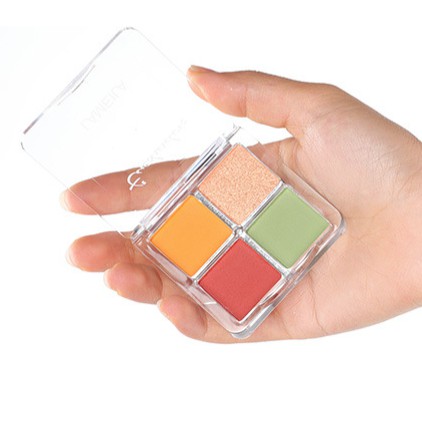 LAMEILA Eyeshadow Palet 4 Warna Matte Pearlescent Anti Air Tahan Lama Untuk Makeup