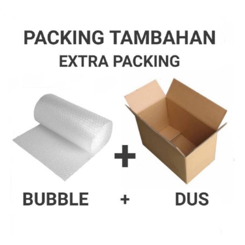 

Packing pengaman exstra Dus + Bubble untuk Safety Tipe B