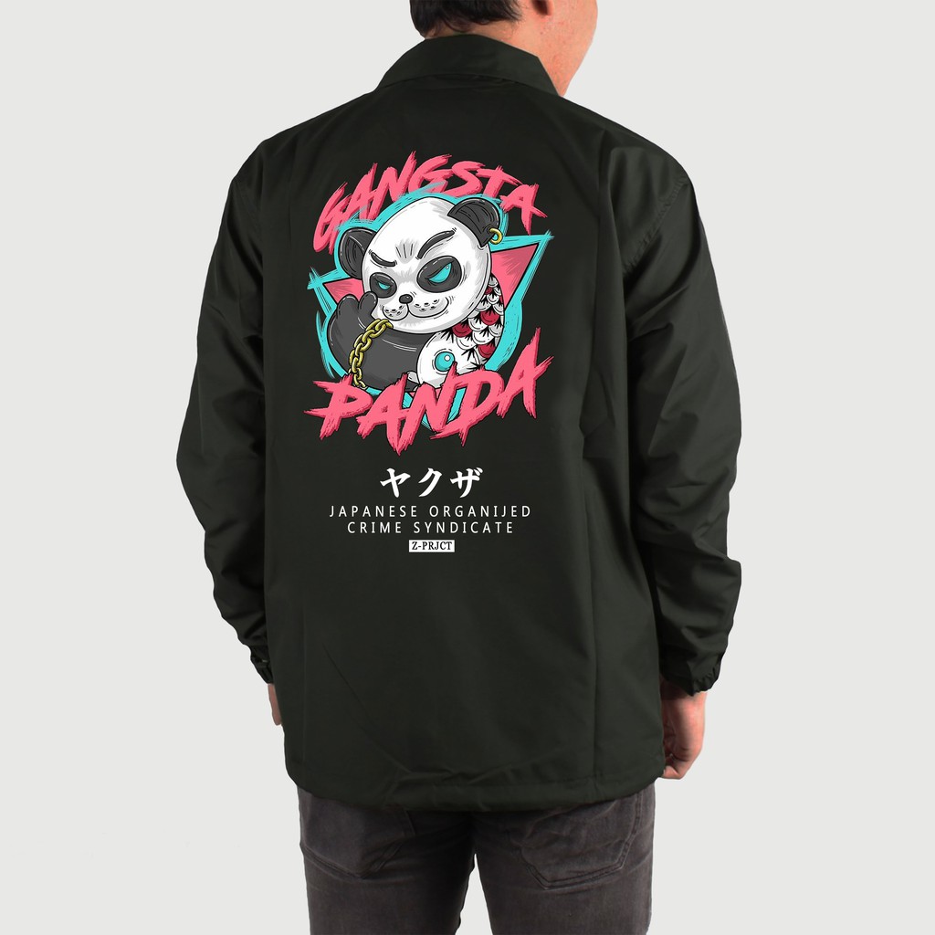 Jaket Coach Japan Gangsta Panda / Jacket Coach Jepang / Coach Anime