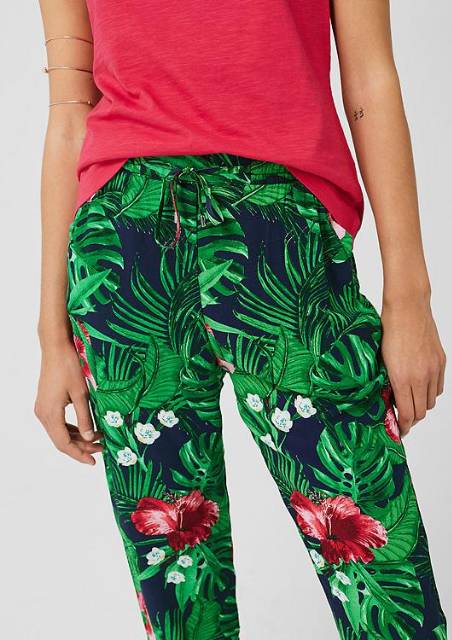 CELANA floral trouser pants