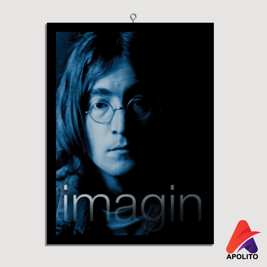 HIASAN DINDING JOHN LENNON PAJANGAN APOLITO (15X20) WALL DECOR JOHN LENNON HIASAN DINDING