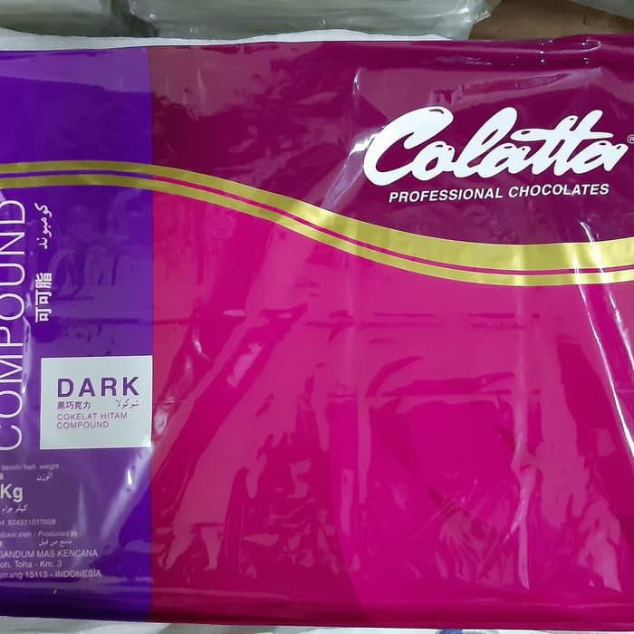 

coklat compound collata dark repack 250 gr BERKUALITAS