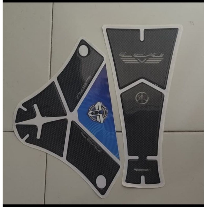 Sticker Stiker Timbul Resin Deck pad Tankpad Yamaha Lexi 125