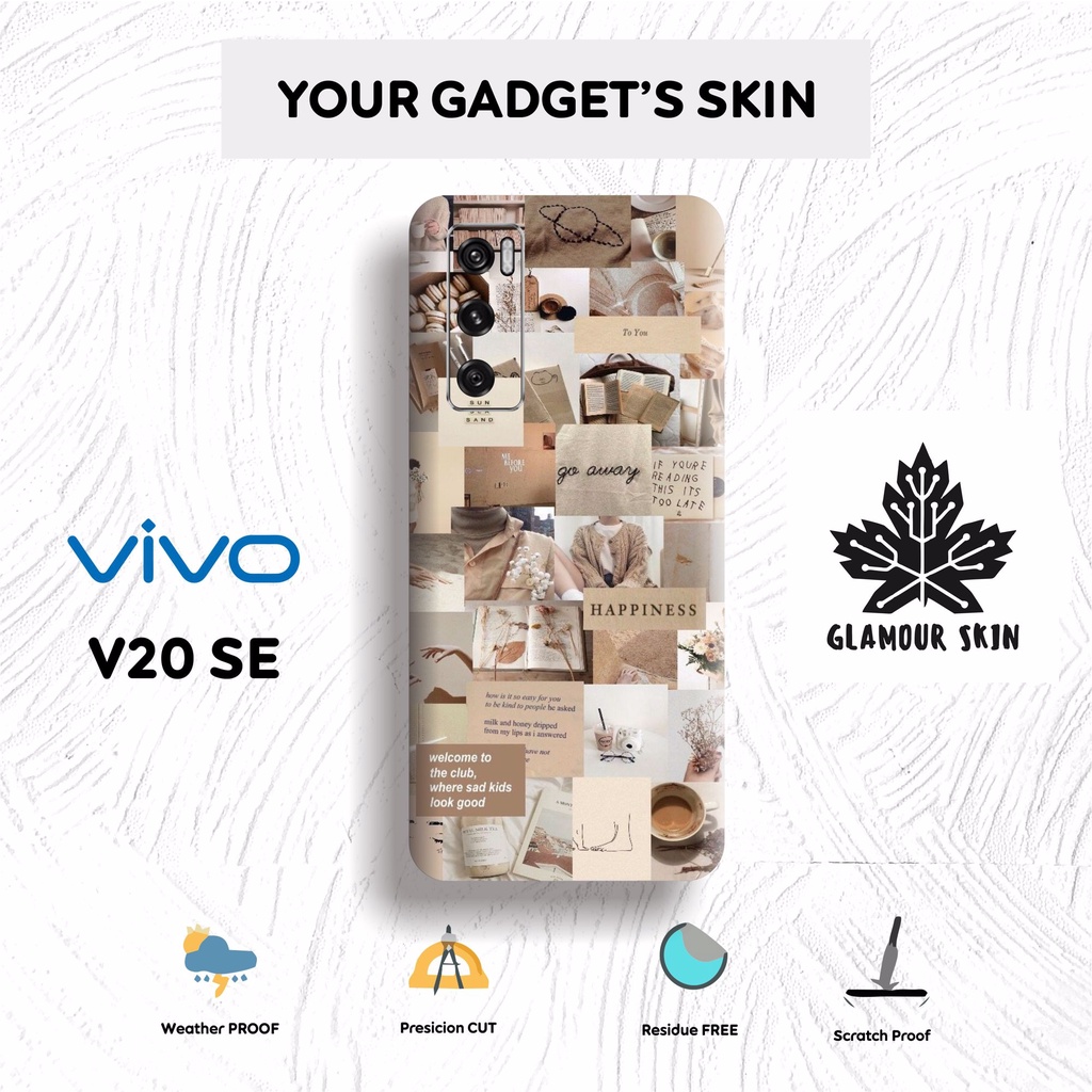 *2Pcs* VIVO V20 SE Garskin Case/Stiker Protector Free Custom & COD