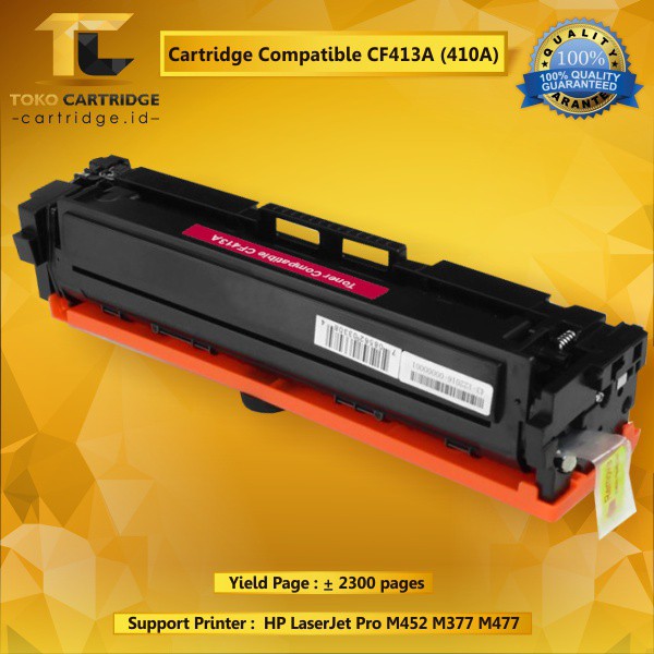 Cartridge Toner Compatible HP CE413A 305A Magenta