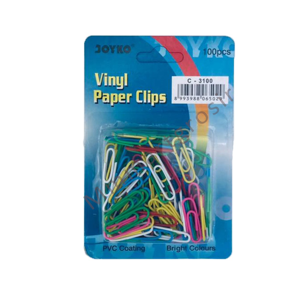 Joyko / Vinyl Paper Clips / isi 100pcs / C-3100