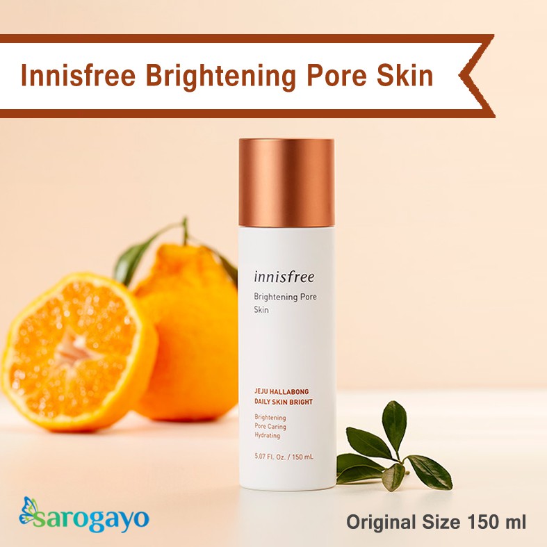 [sarogayo] READY STOCK Innisfree Brightening Pore Skin Toner 150 ml