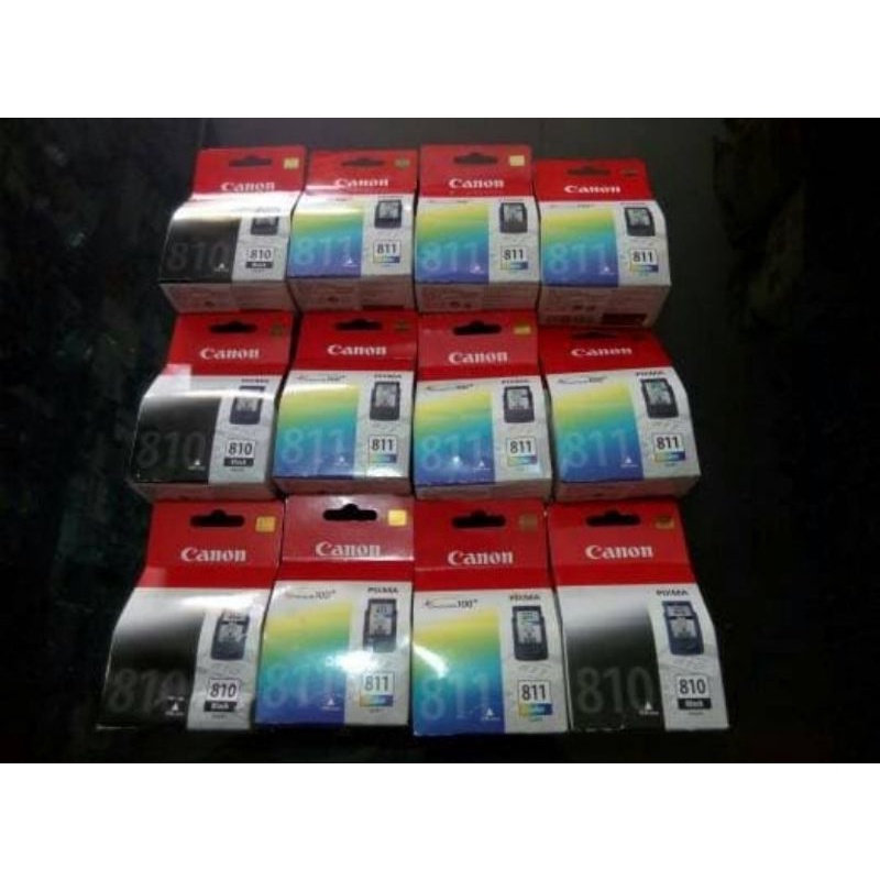 tinta canon 810 black dan 811 color