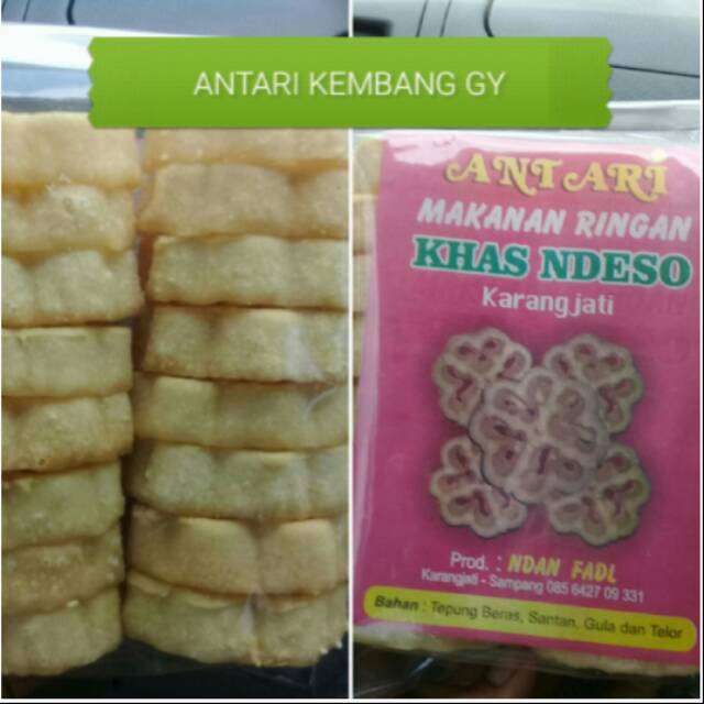 

Snack Kampung Kembang Goyang ANTARI Kuliner Tradisional Cilacap Camilan Renyah Manis & Gurih