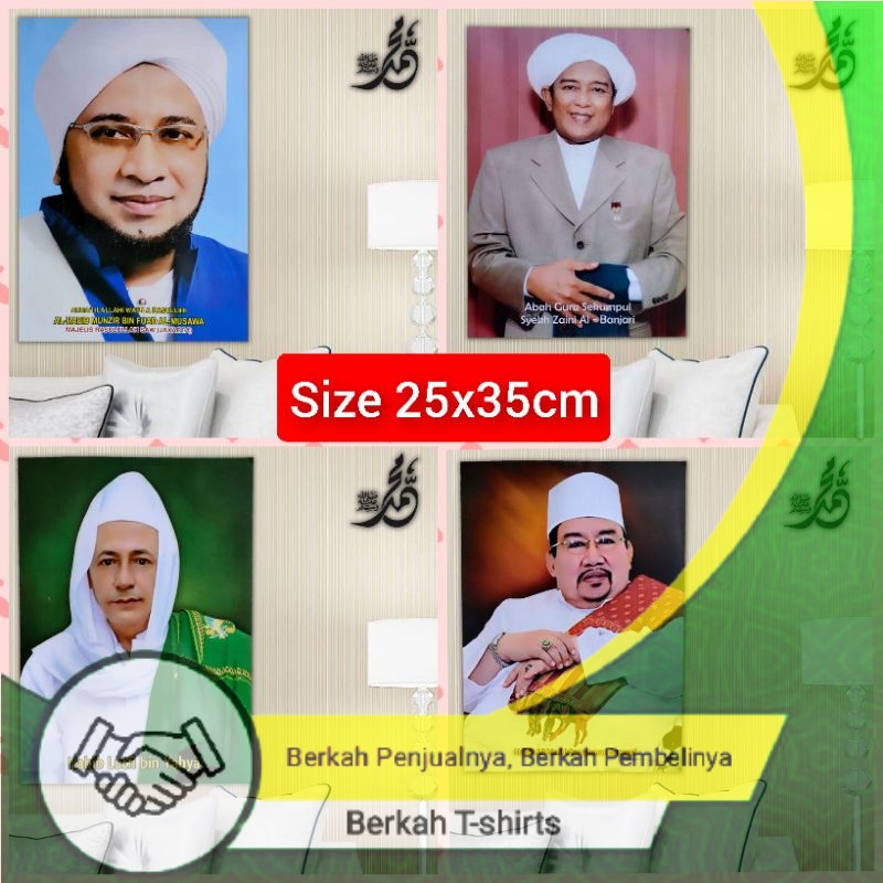 FOTO POSTER HABIB MUNZIR GURU SEKUMPUL HABIB LUTFI HABIN ALI ABDURRAHMAN