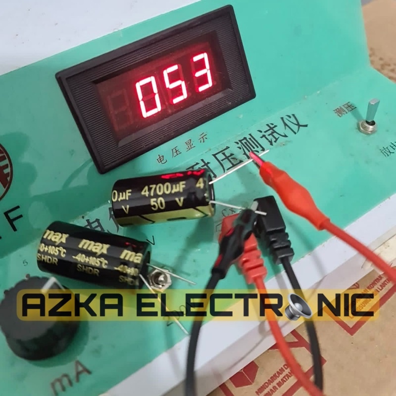 Elco Capacitor Kapasitor MAX 4700uF 50V