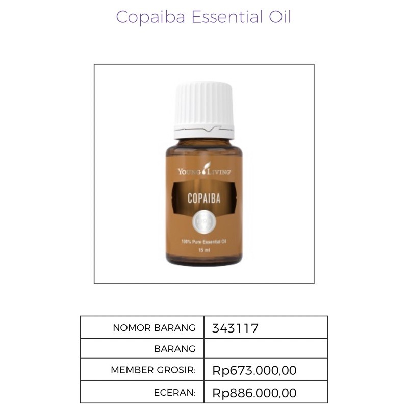 youngliving oil copaiba