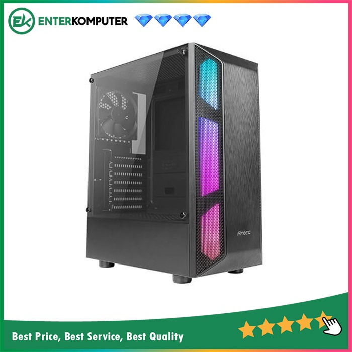 Antec NX250 - ATX Gaming Case - Tempered Glass Side Panel