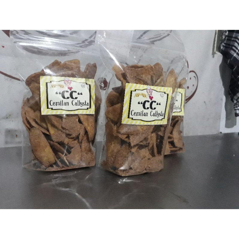 

keripik pisang coklat