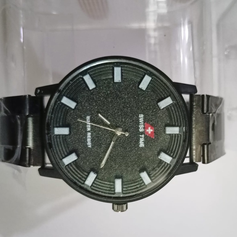 Jam Tangan Pria Murah Swiss Time Stainless Stell