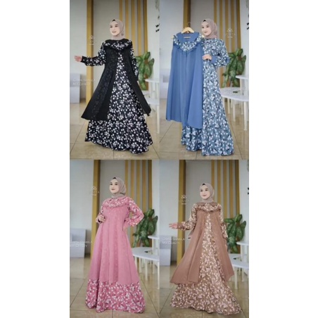 DRESS VENYTA SET OUTER/ VENYTA SET CARDIGAN/ GAMIS VENYTA ORIGINAL