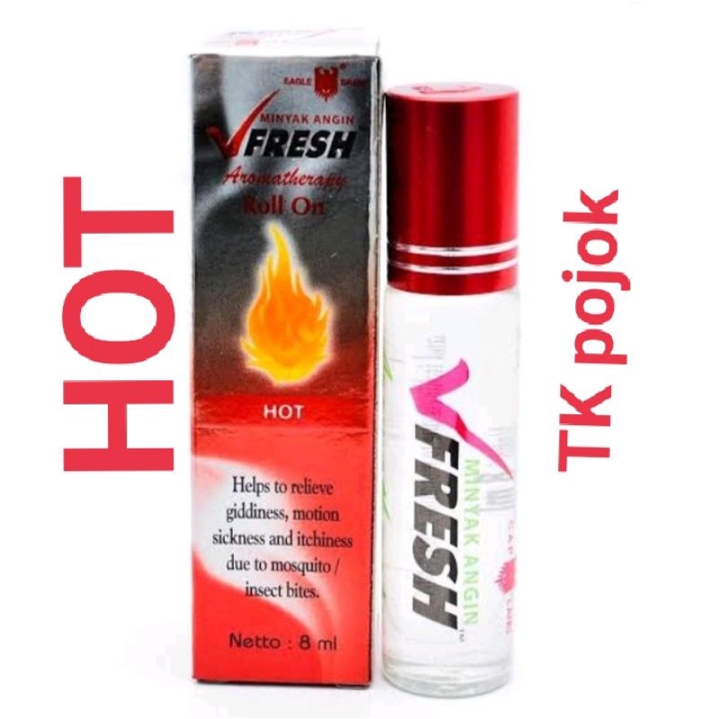 v fresh roll on 8ml Hot / ORIGINAL cap lang