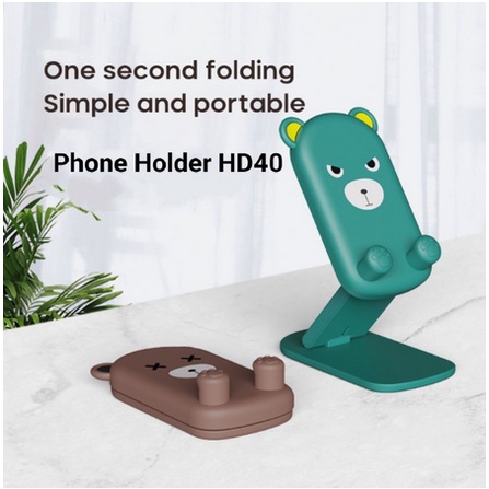 Stand Hp Karakter folding Desktop Phone Stand Dudukan Handphone Ipad Tablet Motif Kartun Universal