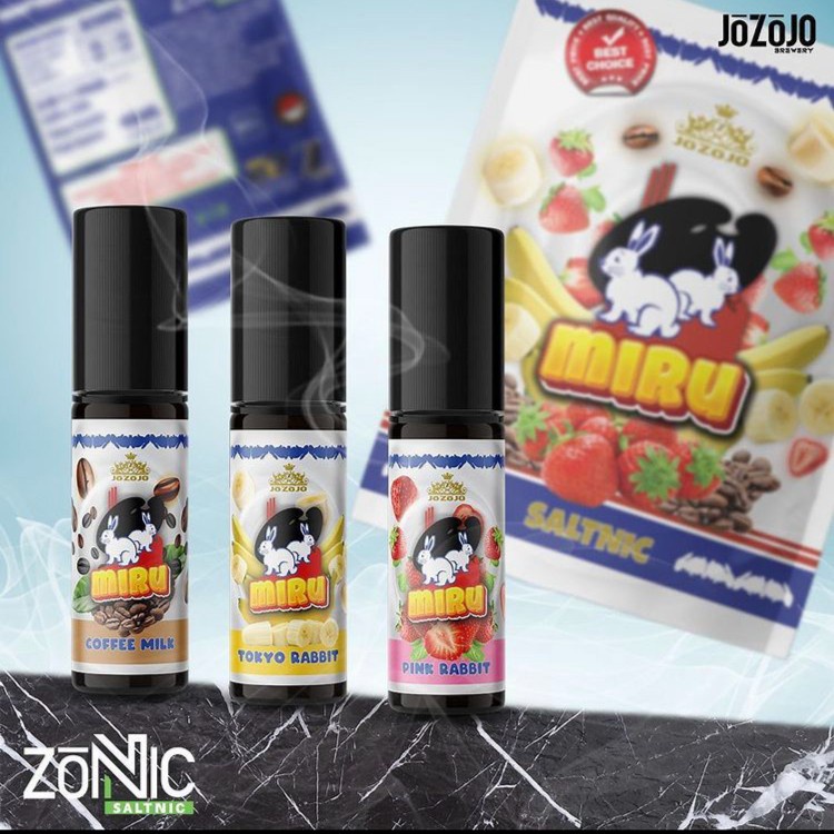 GET IT NOW!!! MIRU SALT NIC LIQUID 3x15ML 20MG - MIRU SALTNIC SERIES