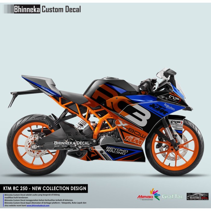 DECAL STICKER KTM RC3
