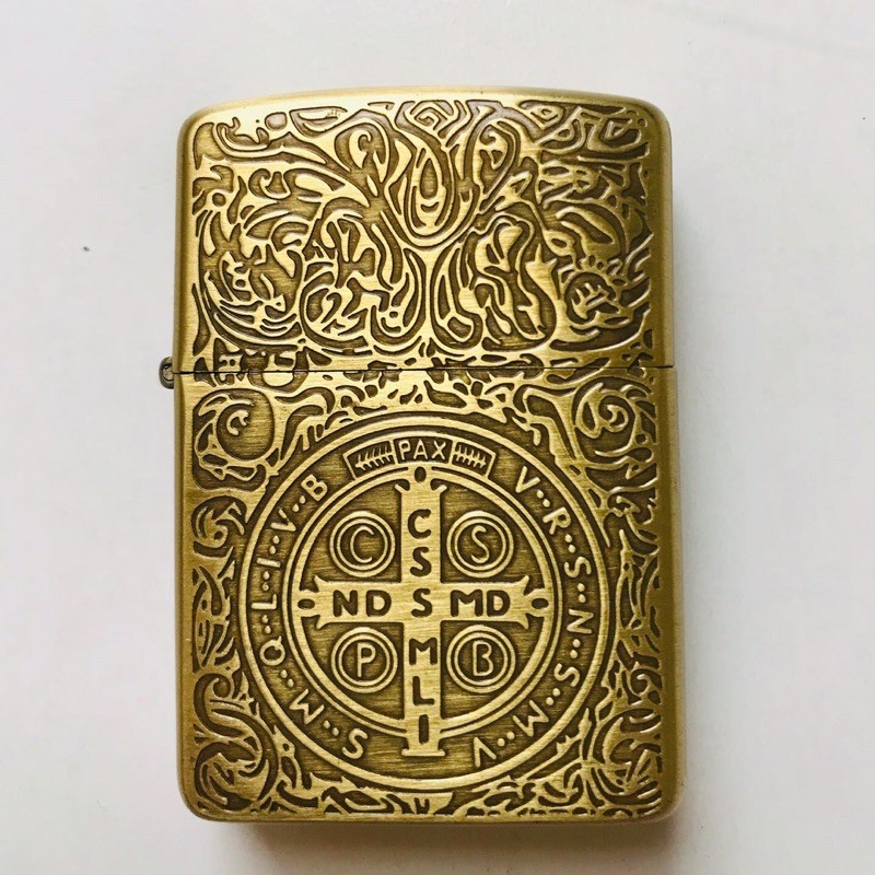 zippo constantine gold grafir original 100%