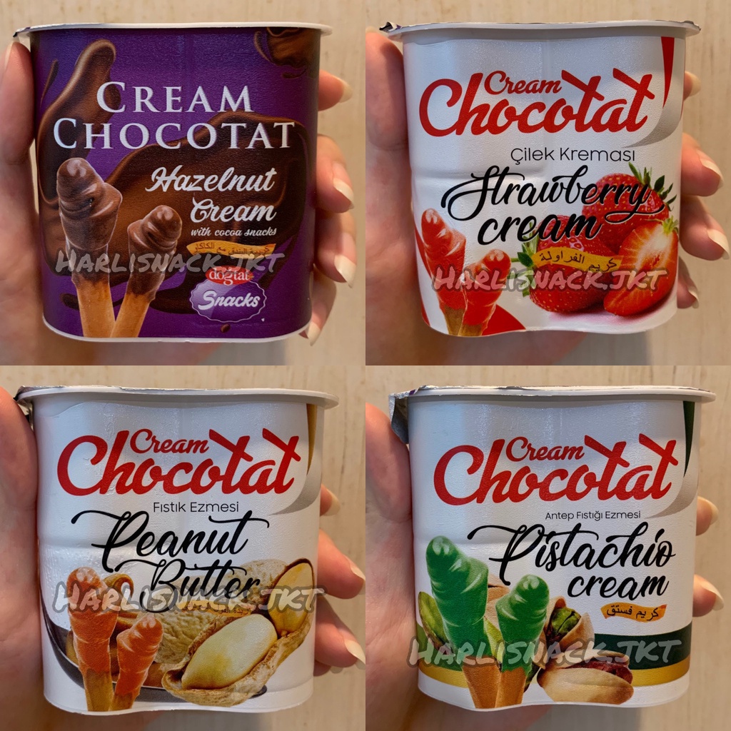 

DOGTAT CREAM CHOCOTAT HAZELNUT / PISTACHIO / PEANUT BUTTER / STRAWBERRY - NYAM NYAM TURKI