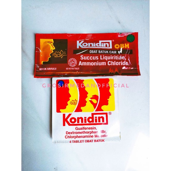 KONIDIN TABLET - KONIDIN OBH - OBAT BATUK