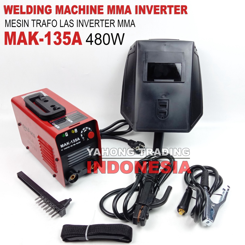 Mesin Trafo Las Listrik Travo Welding Machine Inverter MAK-135A 480W