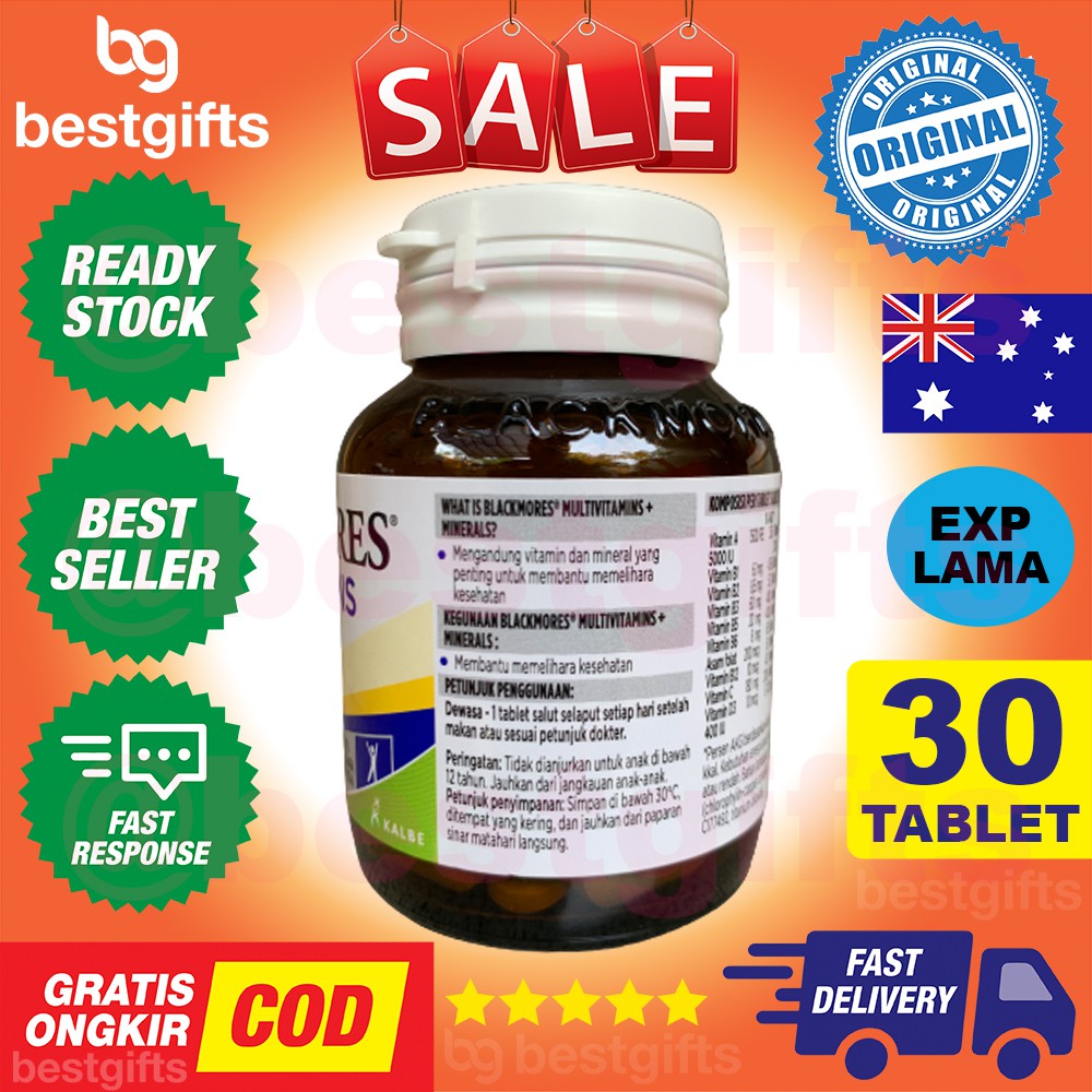 BLACKMORES MULTIVITAMINS MULTIVITAMIN + MINERALS MINERAL