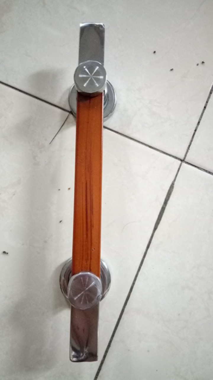 Handle Pintu Rumah Spb  Motif Kayu 25cm / Handel Tarikan Pintu Dua