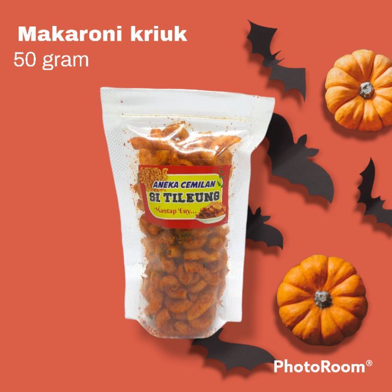 Makaroni kriuk 50 gram aneka cemilan pedas