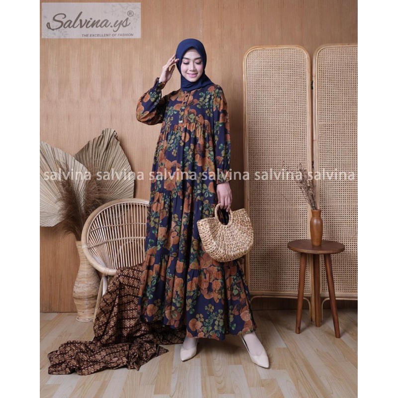 GAMIS SALVINA YS MOTIF//HOMEDRESS SALVINA YS